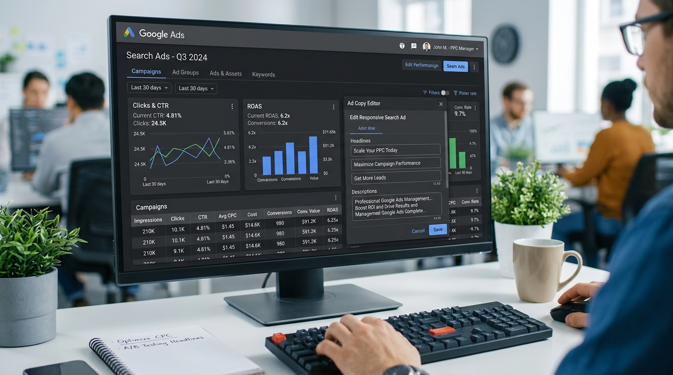 Google Ads PPC Management: Reducing Cost-Per-Acquisition by 65%